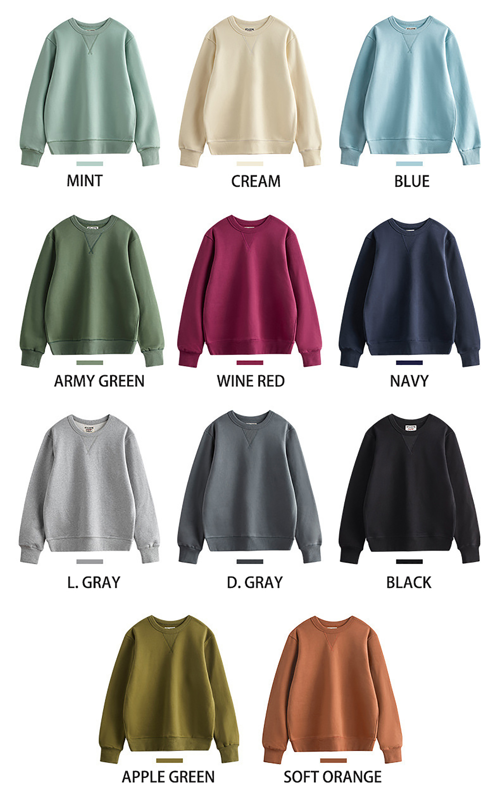 Long Sleeve Sweatshirts