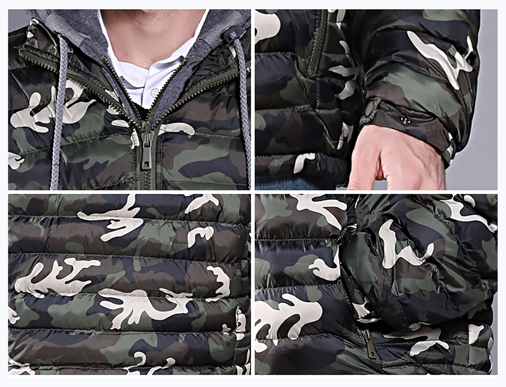 Camouflage Thick Jackets