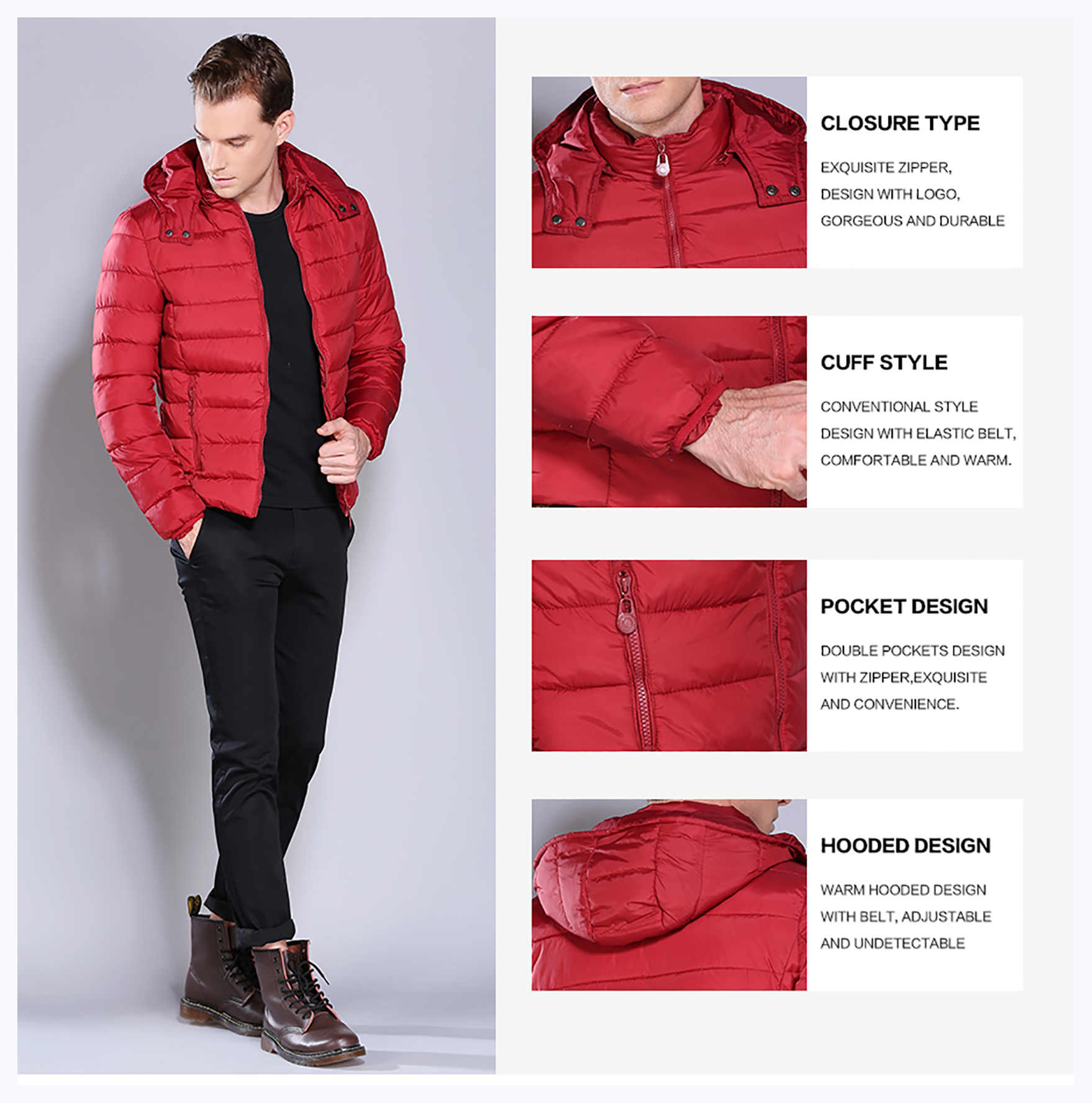 Hooded Padding Jackets