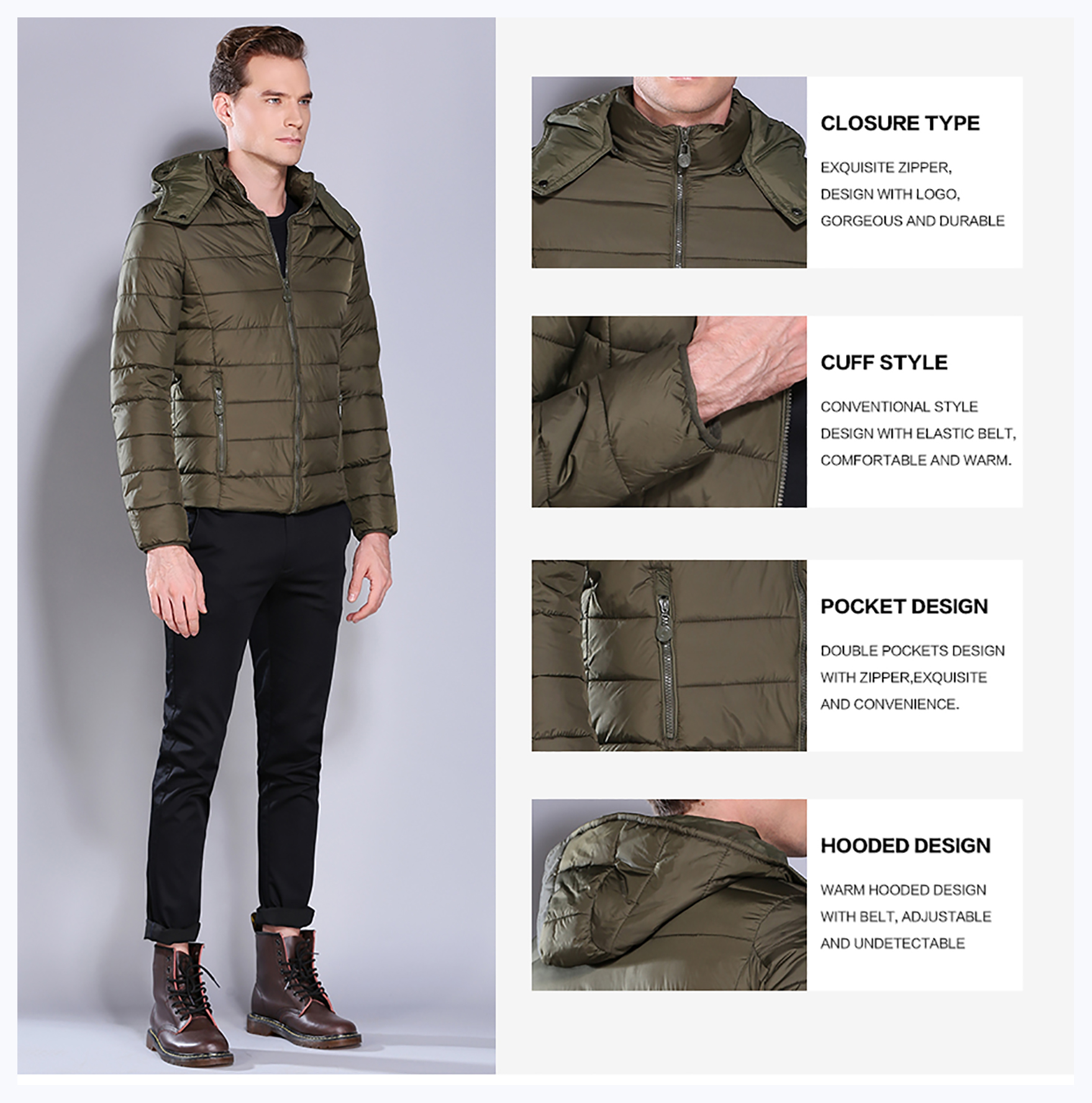 Hooded Padding Jackets