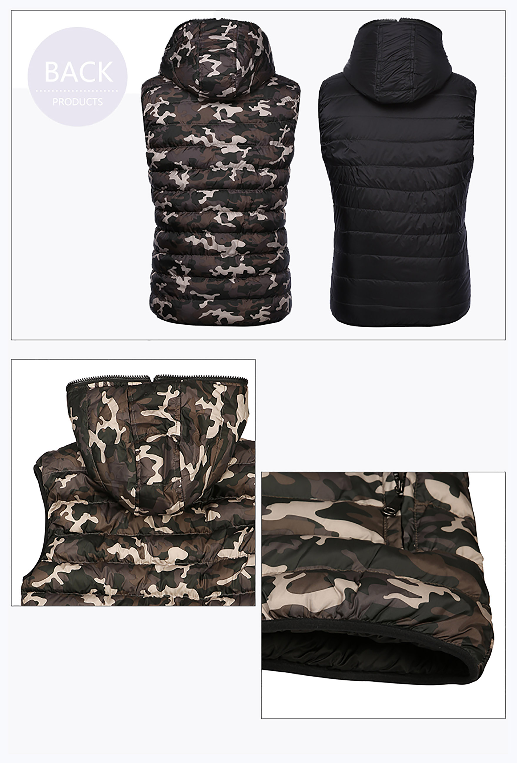 Camouflage Cotton Vest