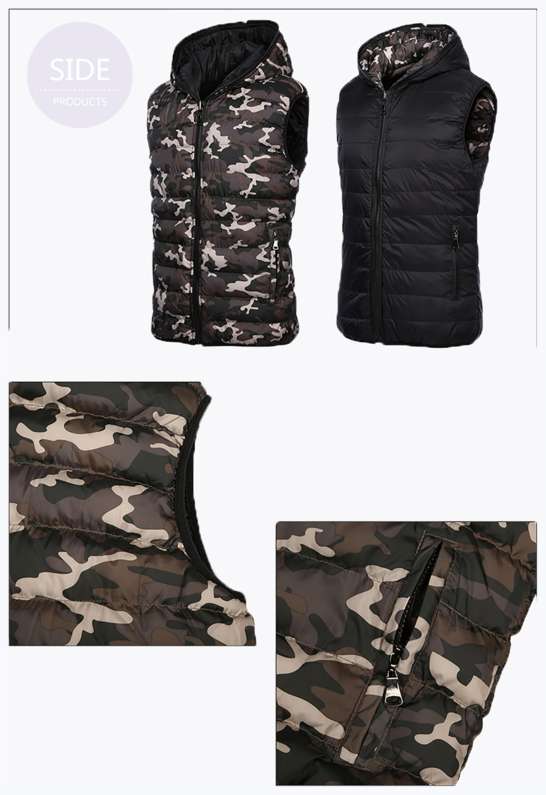 Camouflage Cotton Vest