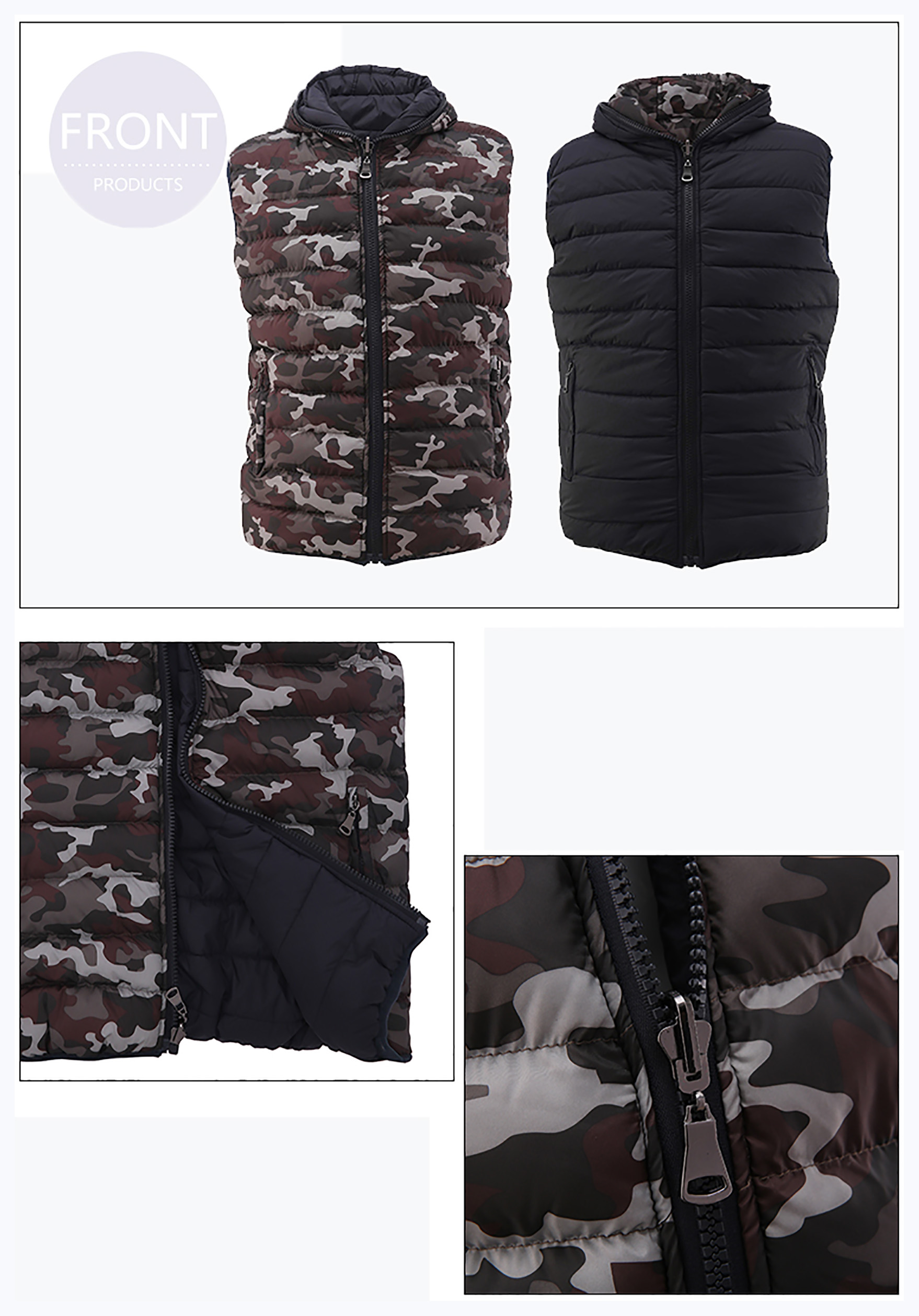 Camouflage Cotton Vest