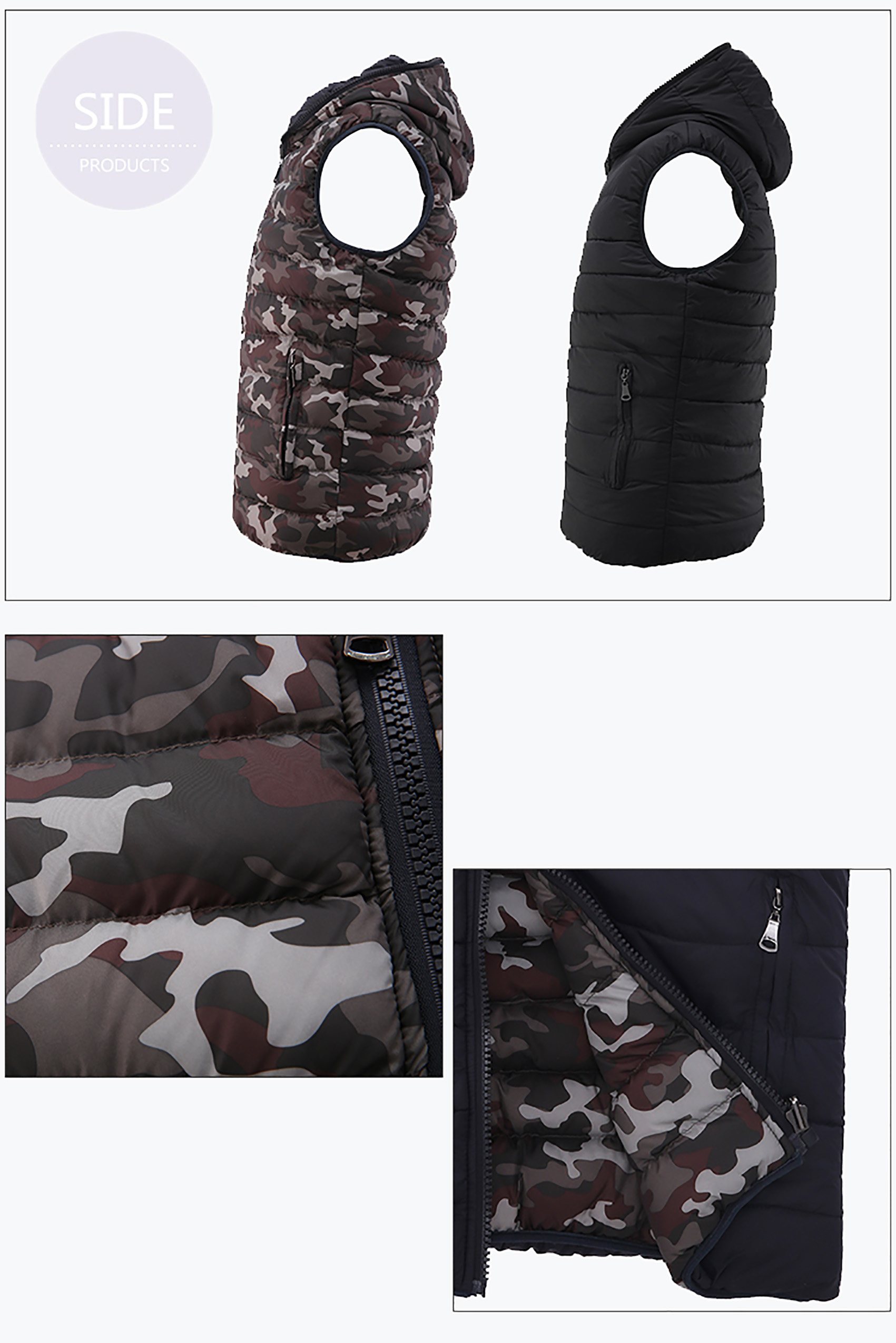 Camouflage Cotton Vest