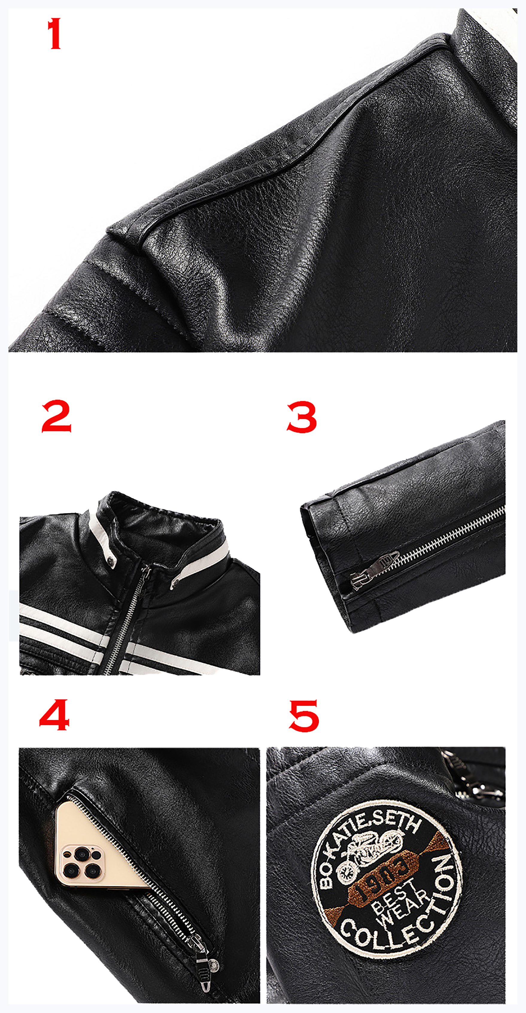 leather Jacket details